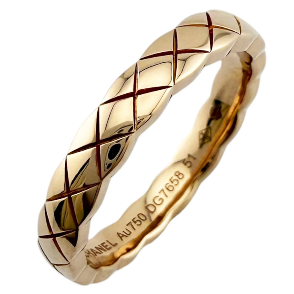 Chanel Coco Crush Ring, 18K Pink Gold, Women's CHANEL